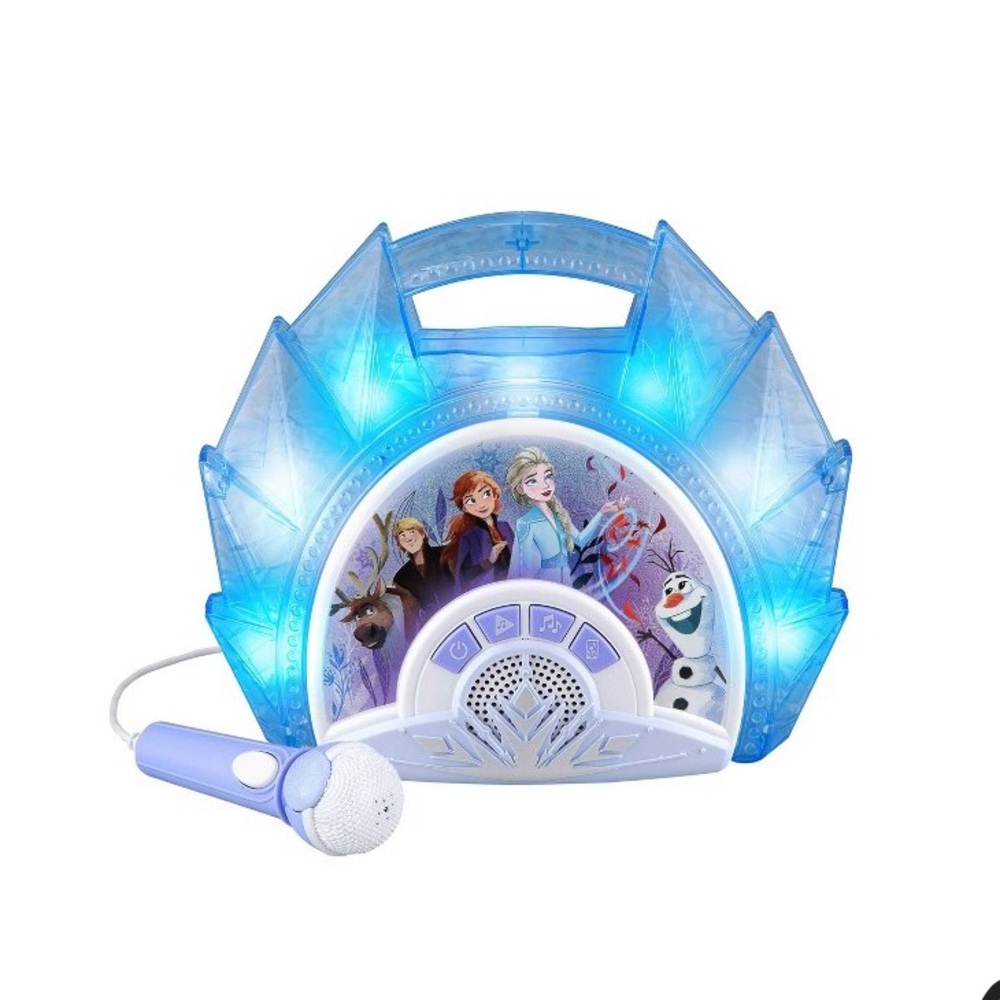 Disney Frozen II Sing-Along Karaoke Machine with Microphone - Picture 1 of 2